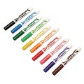 Washable Markers | Cra-Z-Art 1000224 Super Washable Broad Bullet Tip Markers - Assorted Colors (10/Set) image number 2
