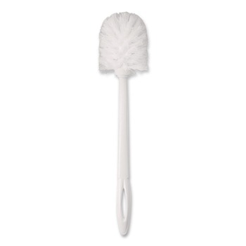 Rubbermaid Commercial FG631000WHT 10 in. Handle Toilet Bowl Brush - White