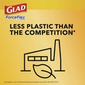 Trash & Waste Bins | Glad 78361 ForceFlex 24 in. x 27.38 in. 13 Gallon Kitchen Drawstring Trash Bags - White Fresh Clean Scent (240/Carton) image number 7