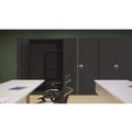 Office Filing Cabinets & Shelves | Tennsco J2478SUC-BLK 48 in. x 24 in. x 78 in. Jumbo Combination Steel Storage Cabinet - Black image number 5
