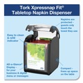 Paper Towels and Napkins | Tork 7232000 4.4 x 5.6 x 6.7 Xpressnap Fit Tabletop Napkin Dispenser - Black image number 1