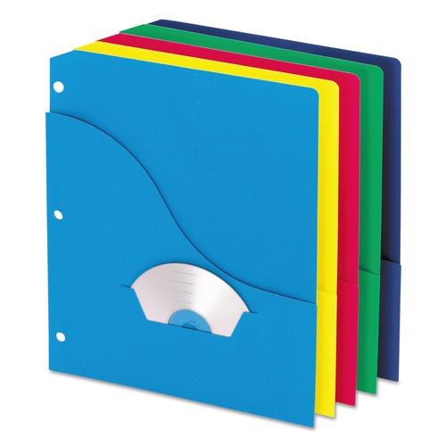 Just Launched | Pendaflex 32900 3-Hole Punched Pocket Project Letter Folders - Assorted File Folder Colors (10/Pack) image number 0