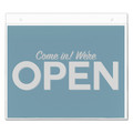 Office Presentation Supplies | Deflecto 68301 Classic Image 11 in. x 8.5 in. Landscape Wall-Mount Sign Holder - Clear image number 5