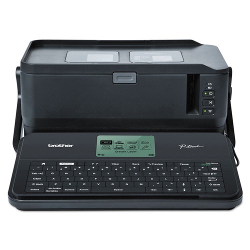 Label Makers | Brother P-Touch PTD800W PT-D800W 12.25 in. x 7.5 in. x 6.12 in. 60 mm/s Print Speed Commercial/Lite Industrial Portable Label Maker image number 0