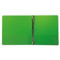 Just Launched | Samsill U86378 11 in. x 8.5 in. 3 Rings 1 in. Capacity Earth’s Choice Plant-Based Durable Fashion View Binder - Lime (2/Pack) image number 2