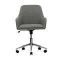Office Chairs | Alera ALEWS4241 18.9 in. to 22.24 in. Seat Height Mid-Century Task Chair Supports Up to 275 lb - Gray Seat/Gray Back image number 1
