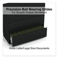 Office Filing Cabinets & Shelves | Alera 25505 42 in. x 18.63 in. x 40.25 in. 3 Legal/Letter/A4/A5 Size Lateral File Drawers - Black image number 5