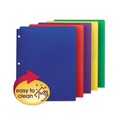 File Folders | Smead 87939 11 in. x 8.5 in. 50-Sheet Capacity Poly Snap-In 2-Pocket Folder - Assorted (10/Pack) image number 2