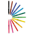 Washable Markers | Mr. Sketch 1905315 Scented Stix Fine Bullet Tip Watercolor Marker Set School Pack - Assorted Colors (216/Set) image number 1