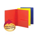 Back to School Sale | Smead 87746 11 x 8.5 Poly Two-Pocket Folder with Fasteners - Assorted (6/Pack) image number 5