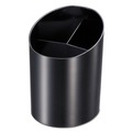 Desktop Organizers | Officemate 26042 4.25 x 4.5 x 5.75 Recycled Big Plastic Pencil Cup - Black image number 0