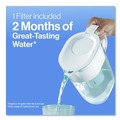 Food Service | Brita 36089EA 40 oz. Classic Water Filter Pitcher - Clear image number 10