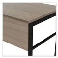 Office Desks & Workstations | Linea Italia LITUR600NW Urban Series 47.25 in. x 23.75 in. x 29.5 in. Desk Workstation - Natural Walnut image number 4