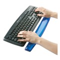 Mouse Pads & Wrist Support | Fellowes Mfg Co. 91137 Gel Crystals 18.5 in. x 2.25 in. Keyboard Wrist Rest - Blue image number 1