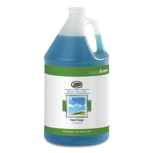 Hand Soaps | Zep Professional 332124 1 gal. Bottle Blue Sky AB Antibacterial Foam Hand Soap - Clean Open Air (4/Carton) image number 0