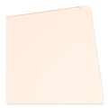 File Folders | Smead 26825 2 in. Expansion 4-Fastener End Tab Classification Folders - Letter Size/Manila Exterior (10/Box) image number 2