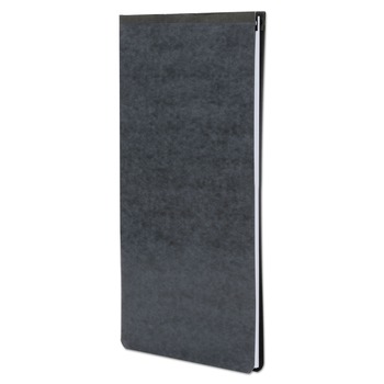 ACCO A7019921A 8.5 in. x 14 in. 2 in. Capacity Two-Piece Prong Fastener Pressboard Report Cover with Tyvek Reinforced Hinge - Black