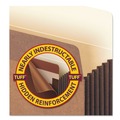 File Jackets & Sleeves | Smead 73395 7 in. Expansion Redrope Tuff Pocket Drop-Front File Pockets with Fully Lined Gussets - Letter, Redrope (5/Box) image number 5