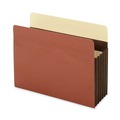 File Folders | Universal UNV17562 Redrope 7 in. Expansion Letter Size Expanding File Pockets - Brown (5/Box) image number 0