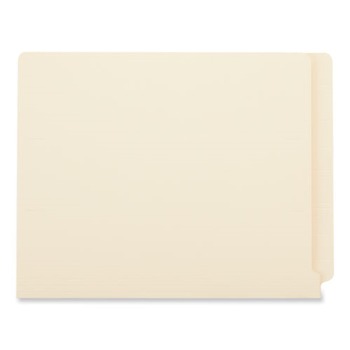Universal UNV13120 Reinforced Straight End Tab 2-Fastener File Folders - Letter, Manila (50/Box)