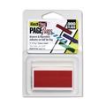 Page Flags | Redi-Tag B20022 Removable/Reusable Page Flags - Red (300/Pack) image number 1