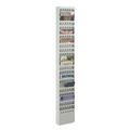 Wall Racks & Hooks | Safco 4322GR 10 in. x 4 in. x 65.5 in. 23 Compartments Steel Magazine Rack - Gray image number 2