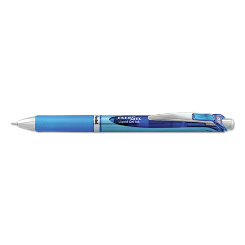 Pens | Pentel BL77-C 0.7 mm EnerGel RTX Gel Pen - Medium/Blue Ink/Blue/Light Blue Barrel image number 0