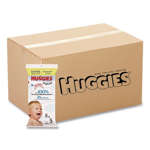 Skin Care & Hygiene | Huggies 57031 Size 5 Over 27 lbs. Snug and Dry - Disney Design (30/Carton) image number 0