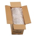 Food Trays, Containers, and Lids | Pactiv Corp. YCI853000000 9 in. x 7.38 in. x 0.19 in., Deli Container Lid, Flat Lid For 3-Compartment 48/64 oz. Containers - Clear (220/Carton) image number 3