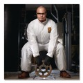 Safety & First Aid | Ansell KCC44312 A40 Coveralls with Zipper Front and Elastic Wrists and Ankles - Medium/White (25/Carton) image number 3