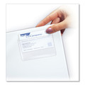 Labels | C-Line 70257 2 x 3.5 Self-Adhesive Top Load Business Card Holders - Clear (10/Pack) image number 3