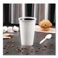 Just Launched | SOLO 316W-2050 16 oz. Single-Sided Poly Paper Hot Cups - White (50 Sleeve, 20 Sleeves/Carton) image number 6