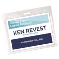 Label & Badge Holders | Avery 74471 4w x 3h Secure Top Heavy-Duty Horizontal Badge Holders - Clear (25/Pack) image number 1