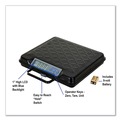 Mailroom Equipment | Brecknell GP100 100 lbs. Capacity 12.5 in. x 10.95 in. x 2.2 in. Platform Portable Electronic Utility Bench Scale image number 3