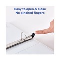 Clearance Center | Avery 79767 3 One Touch Slant Rings 0.5 in. Capacity 11 in. x 8.5 in. Heavy-Duty View Binder with DuraHinge - White image number 4