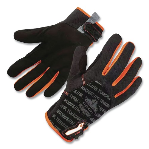 Cleaning Gloves | Ergodyne 17172 ProFlex 812 Standard Utility Gloves - Small Black (1-Pair) image number 0