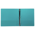 File Folders | Samsill U86377 Earth's Choice 11 in. x 8.5 in. 1 in. Capacity 3 Rings Plant-Based Durable Fashion View Binder - Turquoise (2/Pack) image number 2