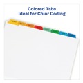 Dividers & Tabs | Avery 11419 8-Tab Color Tabs 11 in. x 8.5 in. Traditional Color Tabs Print and Apply Index Maker Clear Label Dividers (5/Pack) image number 5