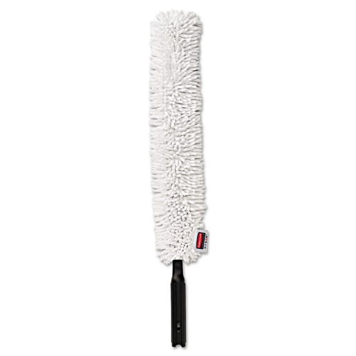 Cleaning Brushes | Rubbermaid Commercial HYGEN FGQ85200WH00 28.38 in. Handle HYGEN Quick-Connect Flexible Dusting Wand image number 0