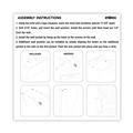 Wall Files | Storex 70247U06C 3 Sections Legal Size 16 in. x 4 in. x 14 in. Wall File - Smoke (3/Pack) image number 6