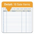 Notebooks & Pads | Adams DC5805 5.56 x 7.94 Two-Part Carbonless Sales Order Pad with 18 Lines, 50 Forms Total image number 3