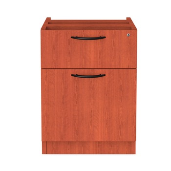 Alera ALEVA552222MC 15.63 in. x 20.5 in. x 19.25 in. Valencia Series 2-Drawer Hanging File Pedestal - Cherry