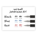 Pens | uni-ball 73834 Jetstream 1 mm Retractable Hybrid Gel Pen - Red Ink/Black/Silver/Red Barrel/Bold (1-Dozen) image number 5