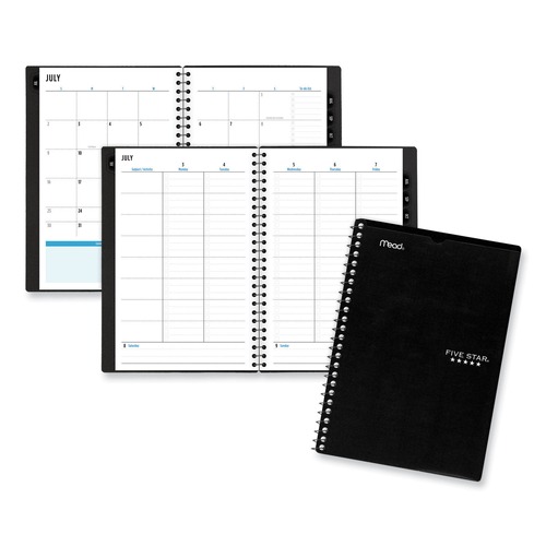 Notebooks & Pads | AT-A-GLANCE CAW45100 8.5 in. x 6.75 in. 12-Month (Jul 2025-Jun 2026) Academic Year Customizable Student Weekly/Monthly Planner image number 0