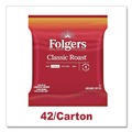 Just Launched | Folgers 2550006430 1.5 oz. Classic Roast Coffee Fraction Pack (42/Carton) image number 8