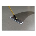  | Rubbermaid Commercial FGQ40900BL00 Economy 18 in. Microfiber Wet Mopping Pads - Blue (12/Carton) image number 1