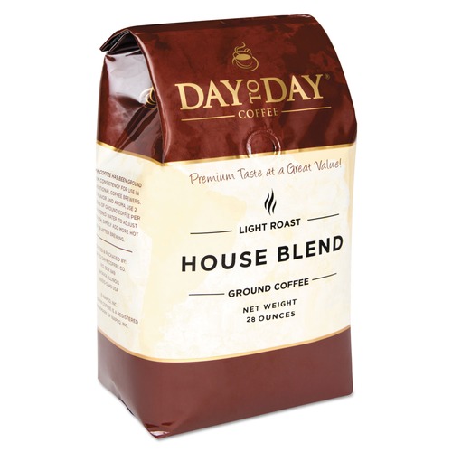 Coffee | Day to Day Coffee PCO33700 28 oz. Bag 100% Pure Ground Coffee - House Blend image number 0