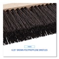  | Boardwalk BWK73160 6.25 in. Polypropylene Bristles 16 in. Brush Street Broom Head - Brown image number 3