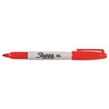 Permanent Markers | Sharpie 30002 Fine Bullet Tip Permanent Marker - Red (1-Dozen) image number 3