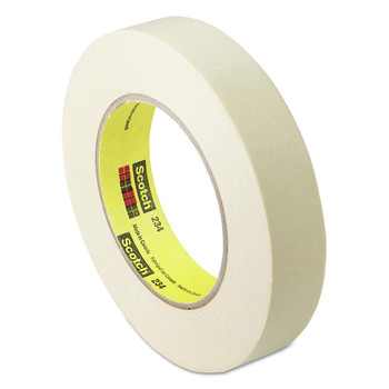 Scotch 234 24 mm x 55 m 3 in. Core General Purpose Masking Tape - Tan (1-Roll)